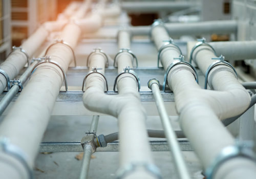 Commercial HVAC pipes